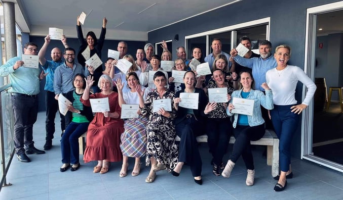 Dale_Carnegie_Workshop_October2023 - Group Pic Cheering