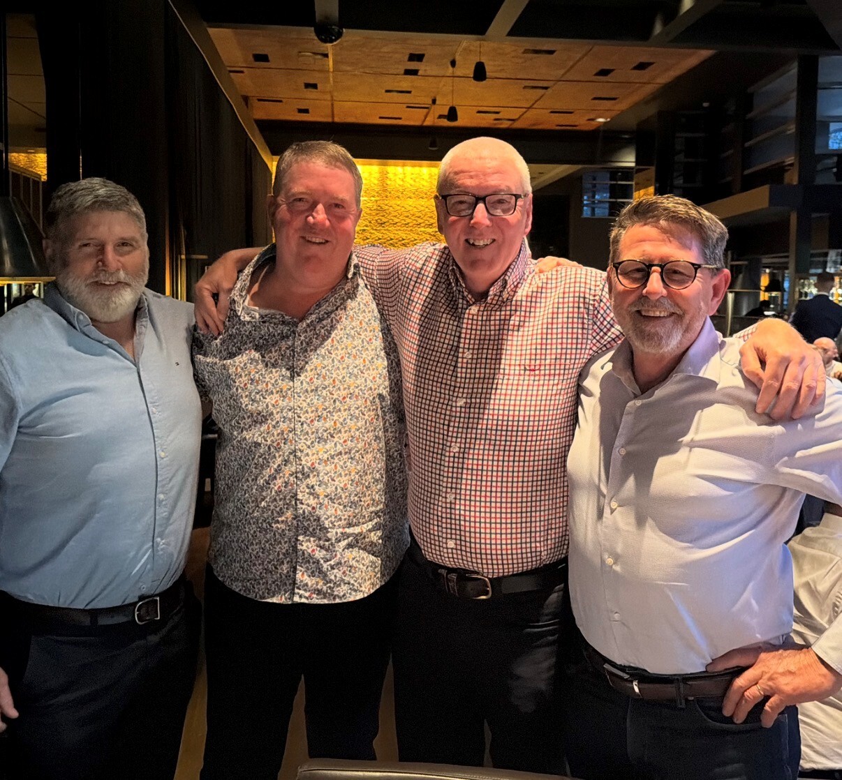 Melbourne Catch Ups Karl Jamie Wallace, Mark Daryl