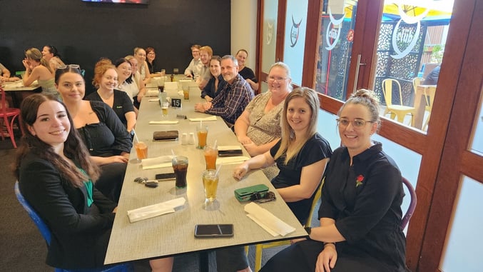 Welcome lunch for Kelsey and Olivia_Corporate Services Team-1